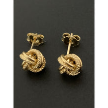 Load image into Gallery viewer, 18K Gold Pendant Earrings Sets Knot 1.76 grams Small - Rafant