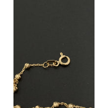 Load image into Gallery viewer, 18K Gold Bracelet Rosary Mother Mary Cross 2.16 grams 7.25 inches - Rafant