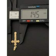 Load image into Gallery viewer, 18K Gold Pendant Cross Jesus Christ 0.71 grams - Rafant