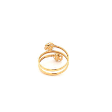 Load image into Gallery viewer, 18K Yellow Gold Ring Spiral Flower 1.50 grams Size 8 - Rafant
