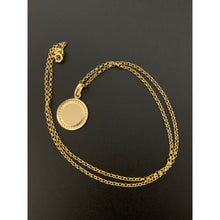 Load image into Gallery viewer, 18K Gold Necklace Chain 17.75 inches with Jesus Christ Pendant 2.50 grams with defects - Rafant