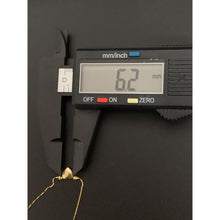 Load image into Gallery viewer, 18K Gold Necklace 16 inches with Heart Charms 1.69 grams - Rafant