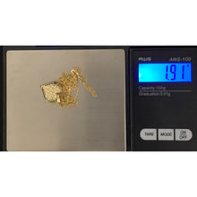 Load image into Gallery viewer, 18K Gold Necklace Chain 17.75 inches with Puffed Heart Pendant 1.91 grams - Rafant