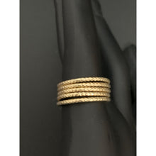 Load image into Gallery viewer, 18K Gold Ring Five Days 1.55 grams Size 6.5 - Rafant