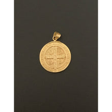Load image into Gallery viewer, 18K Gold Pendant Saint Benedict Religious 2.70 grams - Rafant