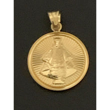 Load image into Gallery viewer, 18K Gold Pendant Round Sto Nino 1.37 grams - Rafant