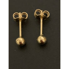 Load image into Gallery viewer, 18K Gold Earrings Stud Balls Polished 0.91 grams Small - Rafant