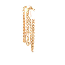 Load image into Gallery viewer, 18K Yellow Gold Bracelet Damascus 3.42 grams Women Size 7.25 inches - Rafant