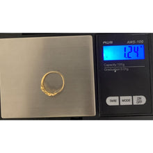 Load image into Gallery viewer, 18K Gold Ring Double Heart 1.24 grams Size 5.5 - Rafant