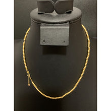Load image into Gallery viewer, 18K Gold Necklace Beads Tiny Balls 16 inches 2.84 grams - Rafant