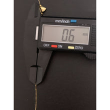 Load image into Gallery viewer, 18K Gold Necklace 18 inches with Heart Charms 1.81 grams - Rafant