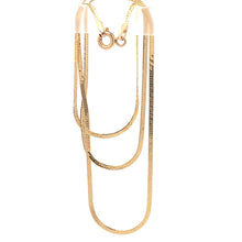 Load image into Gallery viewer, 18K Yellow Gold Necklace Chain Flat 2.22 grams 17.5 inches - Rafant