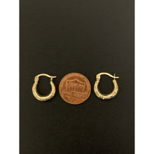 Load image into Gallery viewer, 18K Gold Earrings Hoops Loops 1.28 grams Small - Rafant