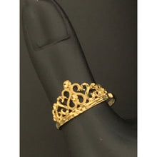 Load image into Gallery viewer, 18K Gold Ring Crown 1.47 grams Size 7 - Rafant