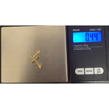 Load image into Gallery viewer, 18K Gold Earrings Stud Infinity Very Tiny 0.44 grams - Rafant