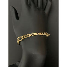 Load image into Gallery viewer, 18K Gold Bracelet Women Cable Link Chain 7.5 inches 3.75 grams - Rafant