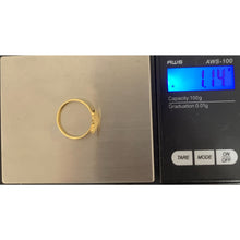 Load image into Gallery viewer, 18K Gold Ring Heart 1.14 grams Size 6.75 - Rafant
