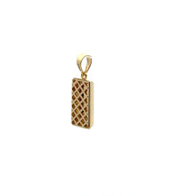 Load image into Gallery viewer, 18K Gold Pendant Bar Small 1.32 grams - Rafant