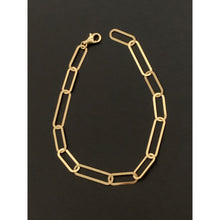 Load image into Gallery viewer, 18K Gold Bracelet Paperclip 2.39 grams 7.5 inches - Rafant