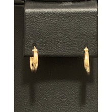 Load image into Gallery viewer, 18K Gold Earrings Hoops Loops Small 0.87 grams - Rafant