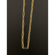 Load image into Gallery viewer, 18K Gold Bracelet Paperclips Link 7.5" - Rafant