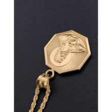 Load image into Gallery viewer, 18K Gold Necklace Chain 18 inches with Sacred Heart Mother Mary Pendant 2.64 grams - Rafant