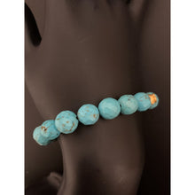 Load image into Gallery viewer, 24K Gold Money Bag Lucky Charm Bracelet Blue Turquoise Gemstones - Rafant