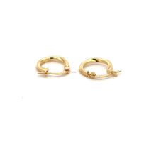 Load image into Gallery viewer, 18K Gold Earrings Hoops Tiny 0.79 grams - Rafant