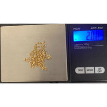 Load image into Gallery viewer, 18K Gold Necklace Chain Rolo 17.75 inches 2 grams - Rafant