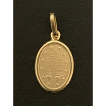 Load image into Gallery viewer, 18K Gold Pendant Mother Mary Oval 1.03 grams - Rafant