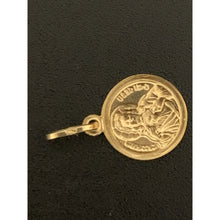 Load image into Gallery viewer, 18K Gold Pendant Round Jesus Christ Religious 0.85 grams Very Small - Rafant