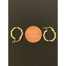 Load image into Gallery viewer, 18K Gold Earrings Hoops Loops Small 0.80 grams - Rafant