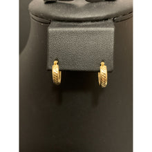 Load image into Gallery viewer, 18K Gold Earrings Hoops Loops Small 1.23 grams - Rafant