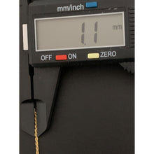 Load image into Gallery viewer, 18K Gold Necklace Chain 17.50 inches with Double Heart Pendant 1.55 grams - Rafant