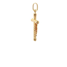 Load image into Gallery viewer, 18K Gold Pendant Cross Jesus Christ Religious 1.30 grams - Rafant
