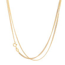 Load image into Gallery viewer, 18K Yellow Gold Necklace Chain Curb 24 inches 2.33 grams - Rafant