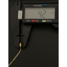 Load image into Gallery viewer, 18K Gold Necklace Chain 16.50" with Round Circle Pendant - Rafant