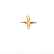 Load image into Gallery viewer, 18K Gold Pendant Cross Jesus Christ Religious 0.55 grams - Rafant