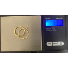 Load image into Gallery viewer, 18K Gold Earrings Hoops Loops Small 1.39 grams - Rafant