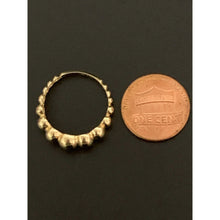 Load image into Gallery viewer, 18K Gold Ring Bubble Beaded Size 8 - Rafant