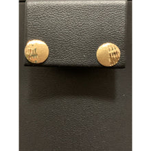 Load image into Gallery viewer, 18K Gold Earrings Stud Round Circle 0.77 grams - Rafant