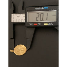 Load image into Gallery viewer, 18K Gold Pendant Religious Oval Mother Mary Jesus Christ 2.23 grams - Rafant