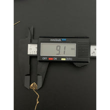 Load image into Gallery viewer, 18K Gold Earrings Threader Heart 0.68 grams - Rafant