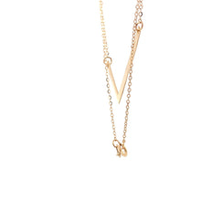 Load image into Gallery viewer, 18K Yellow Gold Necklace Chain Pendant Letter L 1.72 grams 18.75 inches - Rafant