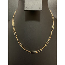 Load image into Gallery viewer, 18K Gold Necklace Paperclip 17.25 inches 2.91 grams - Rafant