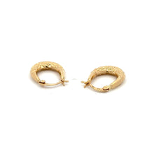 Load image into Gallery viewer, 18K Gold Earrings Hoops Small 1.03 grams - Rafant