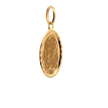 Load image into Gallery viewer, 18K Gold Pendant Oval Mother Mary Religious 1.16 grams - Rafant