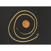 Load image into Gallery viewer, 18K Gold Necklace Chain Snake 18 inches 1.35 grams - Rafant