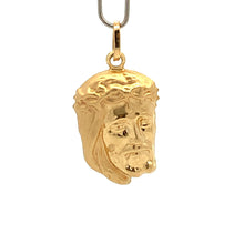 Load image into Gallery viewer, 18K Yellow Gold Pendant Face of Jesus Christ - Rafant