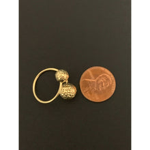 Load image into Gallery viewer, 18K Gold Ring Ball 1.32 grams Size 6 - Rafant